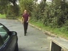 Asian Amateur Couple's Outdoor Fun