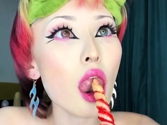 Asian Egirl Squirts With Sex Toy On Webcam