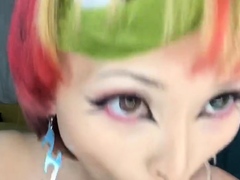 Asian Egirl Squirts With Sex Toy On Webcam