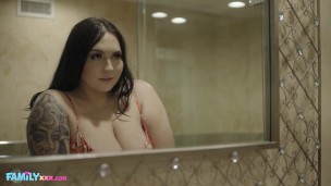 FamilyXXX   TOP TRENDING Fucking My Juicy BBW Big Tit Stepsister (Jadynn Stone)