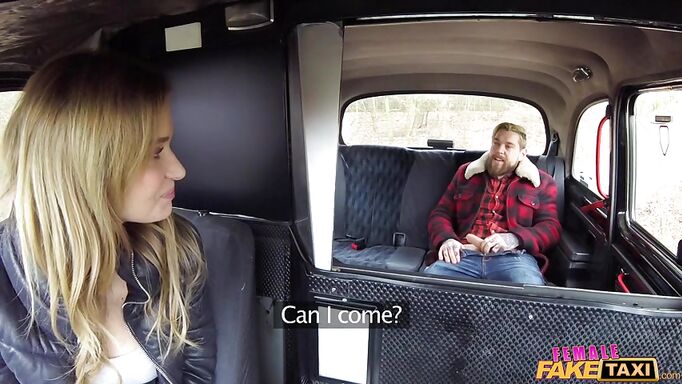 Female Taxi Driver Sucks Dick