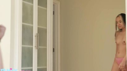 My Slutty Chinese Stepdaughter Loves To Sucking It For Cum On Face