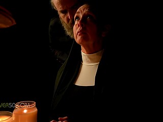 Plump Mature Nun Autumn J Cooper Was Seduced By The Priest On Sinful Session