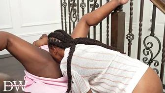 Dark Skin Power Couple Sinks Deep After Pink Party Staircase To Hallway   FULL VIDEO XVIDEOS RED