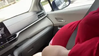 Big Ass Milf Mom With Big Tits Caught Masturbating Publicly In Car & Getting Fingered &mdash;  POV &mdash;  JOI &mdash;  Cum