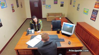 PE Teacher Milks Head Teacher At His Office