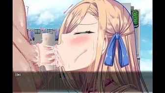 No Telhado Do Colégio &mdash;  Uma Aluna Loira Acaba Chupando O Pau Do Professor   Huge Tits Psychics App Academy   Parte 6