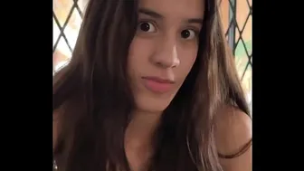First Casting With 18yo Busty Skinny Brazilian Teen Latina   POV Blowjob