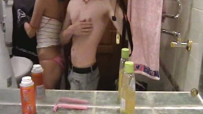 Shy Russian Teen Being Filmed By Boyfriend