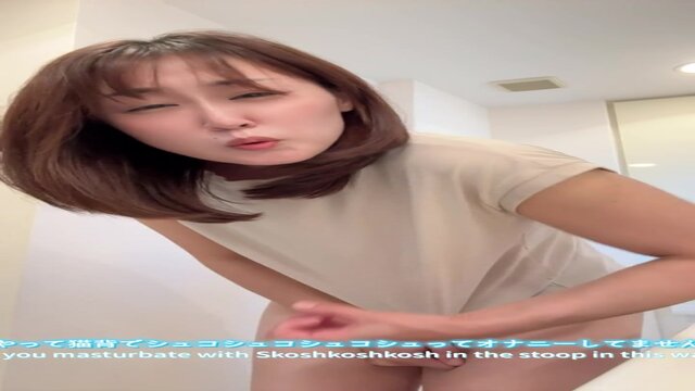 Japanese Student Strips And Masturbates In Class