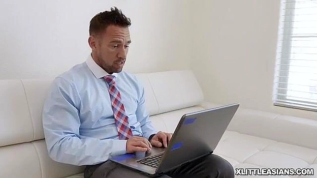 Sexy Japanese Pornstar With Tight Cunt Gets Nailed By Huge American Dick!