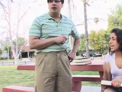 Student Teen Babe Gia Steel Cock Sucking