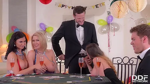 Leigh Darby, Cathy Heaven And Jasmine Jae   Stuffing And Cramming   New Years Orgy And Group Sex Party