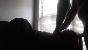 Busty Ebony MILF Enjoys A Good Morning Hot Doggy Fuck With Her Big Dick Lover In The Hotel