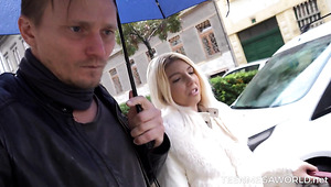 Sexy Blonde Cutie With Nice Round Tits Gets Fucked In Different Positions By Her New Boyfriend With Big Dick