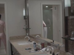 Showing His Cute Ass On The Way To Shower