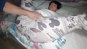 My Fat Stepmom Spreads Her Legs For A Rough Creampie.  Chubby Big BOOTY