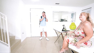 BBW Mature Lila Lovely Takes Care Of Perv Cock