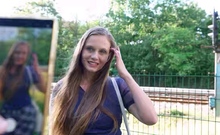 German Scout   Natural Girl Riddy With Hairy Pussy