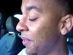 Public Car Sex: Black Guy &amp; Hot Blonde