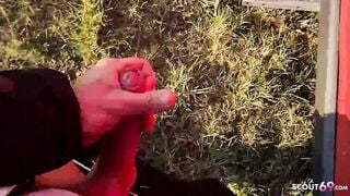 Camping Girl Caught Stranger Jerk And Let Him Fuck Her Tight Pussy