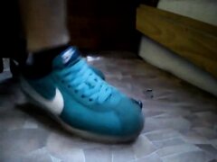 Girl In … Sneakers Crushes Toy Car