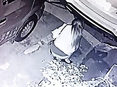 Chinese Girl Piss Under Cctv