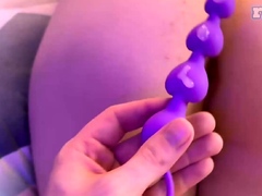 Gorgeous Busty Blonde Teen Gets Anal Creampie