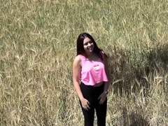 Big Breasted Teenage Angel Fucked On Picnic