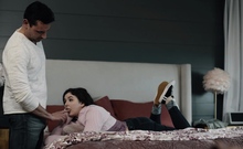 Step Daddy Freezes Stepdaughter And Fucks Her To Multiple
