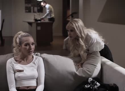 Two Hot Blondes Have Fun With Big Dick
