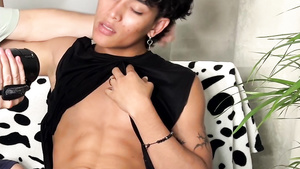 Handsome Latino Boy With Huge Cock Handjob