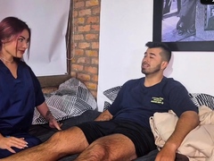 Ale Keeping Jism Inwards Nasty Nurse's Funbags   ALEJANDRA