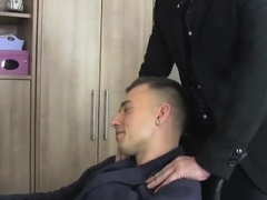 Teen Hard Day's Work At The Office