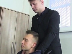 Teen Hard Day's Work At The Office