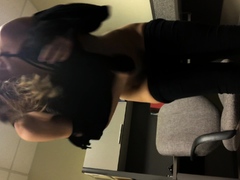 Sneaking Away At Her Office Job