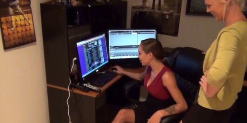 Office Footjob