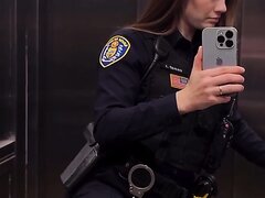 Hot Officer Fart In An Elevator