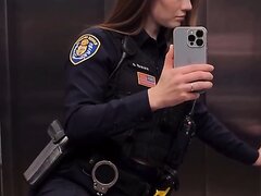 Hot Officer Fart In An Elevator