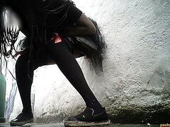 Girls Peeing Outdoors