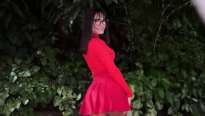 Brunette Teen Teases Her Friend In Public And Gets Fucked Back Home POV