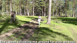 Big Tits Teen Seduced A Stranger In The Woods POV