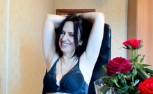 Armpit Fetish Solo With A Busty Russian Milf