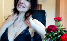Armpit Fetish Solo With A Busty Russian Milf