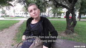 Public Pickups Natural Czech Is Picked Up For Public Intercourse