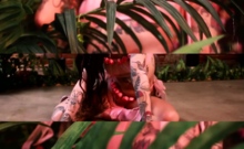 Confident Naked Hottie Shows Her Tattoos