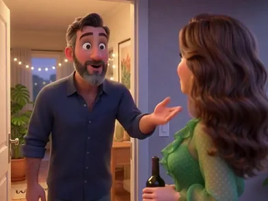 Naughty Neighbor’s Touch Leads To A Satisfying Rediscovery Of Married Man’s Fantasy In Real Life AI Generated Fantasy